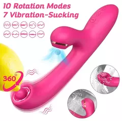 Imagem do Vibrador com Bolinha para Ponto G e Estimulador de Clitoris Recarregavel