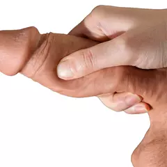 Prótese 20 x 4 cm Giratória com Vibração e Controle - Srta Luxúria 