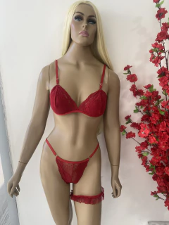 Conjunto com Persex Vinho P/M - comprar online