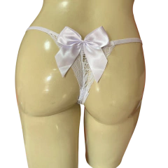 Calcinha Sexy Laço Branca TAM único na internet