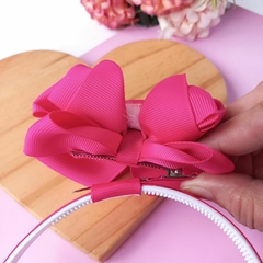 Tiara com Laço Natália - Barbie - Trier Laços - Curitiba/PR | Acessórios de cabelo para crianças de todas as idades