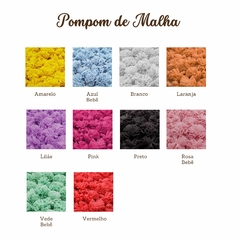 Imagem do Tiara com Laço Duplo Gravatinha - com Pompom (Escolar)