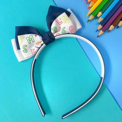 Tiara com Laço Cecília - laço em pé (Escolar) - comprar online