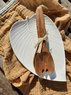 Juego de cubiertos acacia