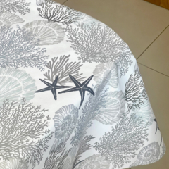 Mantel impermeable marino