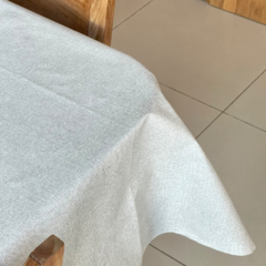 Mantel impermeable simil lino natural
