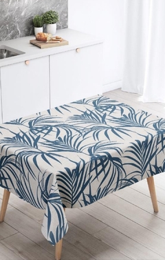 Mantel de gabardina impermeable blue