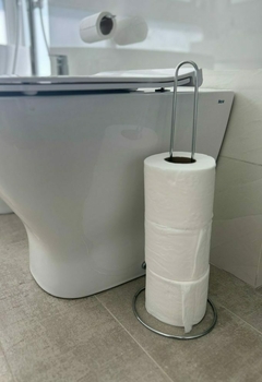 Soporte papel cromado