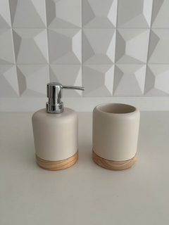 Set de baño beige