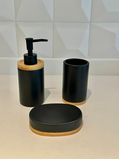Set de baño negro