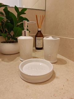 Set de baño letras