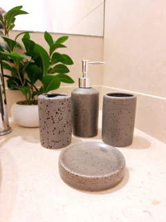 Set de baño gris