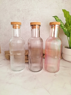 Botella rayas