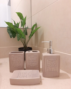 Set baño x4 piezas