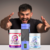 Kit UPLOUD 450gr Frutas vermelhas + Creatina Monohidratada Pura + Brinde mini liquidificador USB