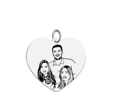 Colar personalizado com foto na internet