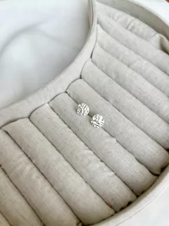 Brinco Círculo Texturizado 9MM