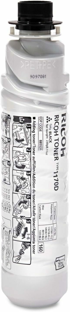 Toner 1170d para Ricoh Aficio