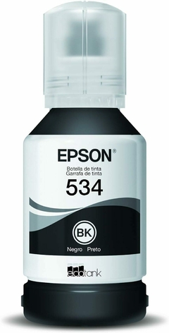 Tinta Negro, 6.000 Páginas, 120ml. Epson T534
