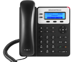 Teléfono IP, 2 Lineas, 3 Teclas Programables, Altavoz, Negro. Grandstream GXP1625