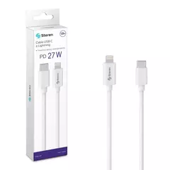 Cable USB C a Lightning de 1,8 m Steren POD-434