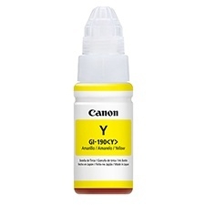 Botella De Tinta Amarillo Gi 190, 70ml. Canon