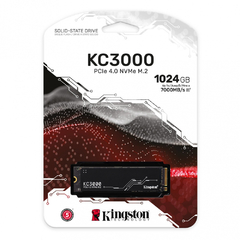 SSD, 1024GB, PCI Express 4.0, M.2 Kingston KC3000 NVMe en internet
