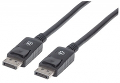Cable DisplayPort Macho, 4K, 60Hz, 1 Metro, Negro. Manhattan