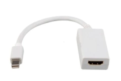 Adaptador Mini Displayport 1.1 Macho - HDMI Hembra, 1080p, Blanco. X-Case