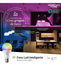 Focos Inteligentes Wifi Rgbcw 9w Led Alexa/google Home 2pz - comprar en línea