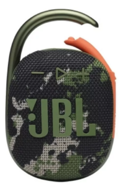 Bocina Portátil Clip 4, Bluetooth, Inalámbrico, 5W RMS, USB, Camuflaje - Resistente al Agua. JBL