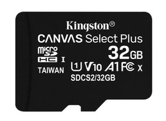 Memoria MicroSDHC Kingston Canvas Select Plus 32GB 100MB/s, Incluye Adaptador SD