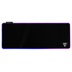 Mousepad Game Factor MPG500 XL RGB, 80 x 30cm, Grosor 4mm, Negro