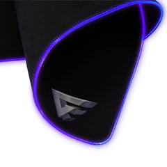 Mousepad Game Factor MPG500 XL RGB, 80 x 30cm, Grosor 4mm, Negro - PROVETEC