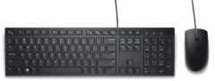 Kit de Teclado y Mouse, Alámbrico, USB, Negro (Español). Dell KM300C