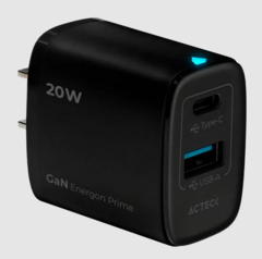 Cargador De Pared Acteck Energon Prime, Con Conector Usb Tipo A Y Usb Tipo C - tienda en línea