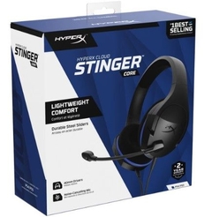 HyperX Audífonos Gamer Cloud Stinger Core, Alámbrico, 1.3 Metros, 3.5mm, Negro/Azu