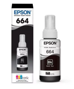 Botella De Tinta Negra 664 70ml Original. Epson