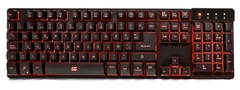 Teclado Gamer Multimedia , USB, 1.5m, Iluminacion RGB, AntiGhosting, Color Negro, 12 Teclas multimedia, base metalica, Cable hilado. Vorago KB-502 en internet