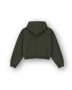 GREEN ZIP HOODIE en internet
