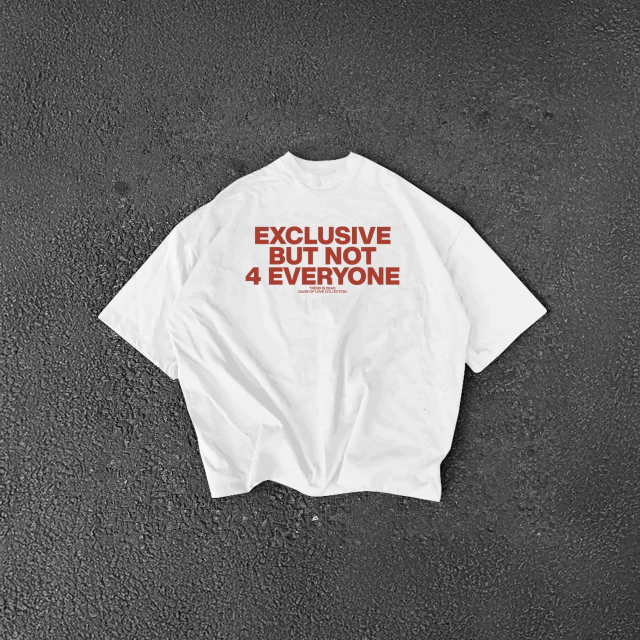 Remera Blanca "Not 4 Everyone" thumbnail 2