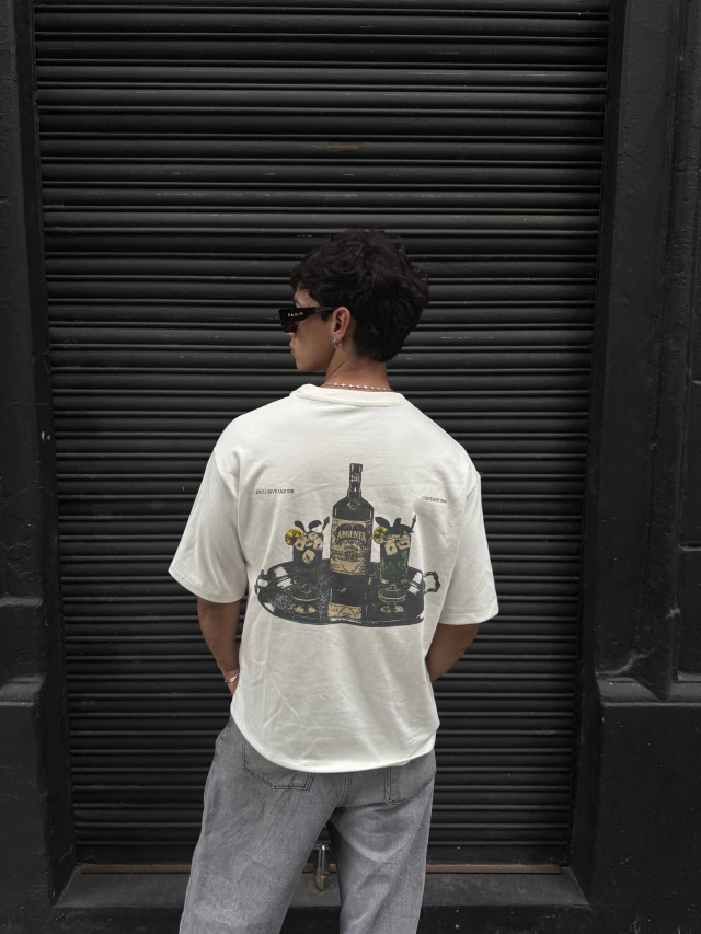 Remera Blanca "Absenta" thumbnail 2