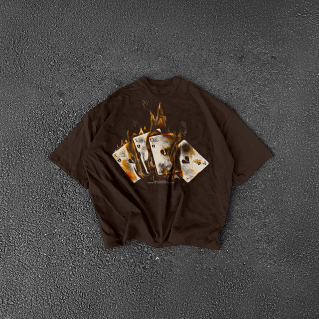 Remera Marrón "Burning Love" thumbnail 2