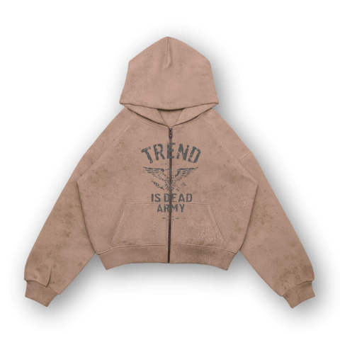 ZIP HOODIE "TRINCHERA" BORDADO - comprar online