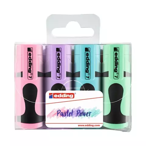 Estuche x4 unidades resaltadores mini