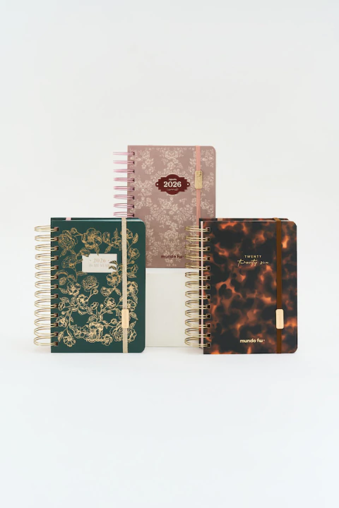 Agenda clasica 12x17, 2 dias x pag BOHO - comprar online