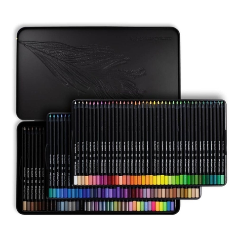 Lapices Supersoft x 120 caja de metal