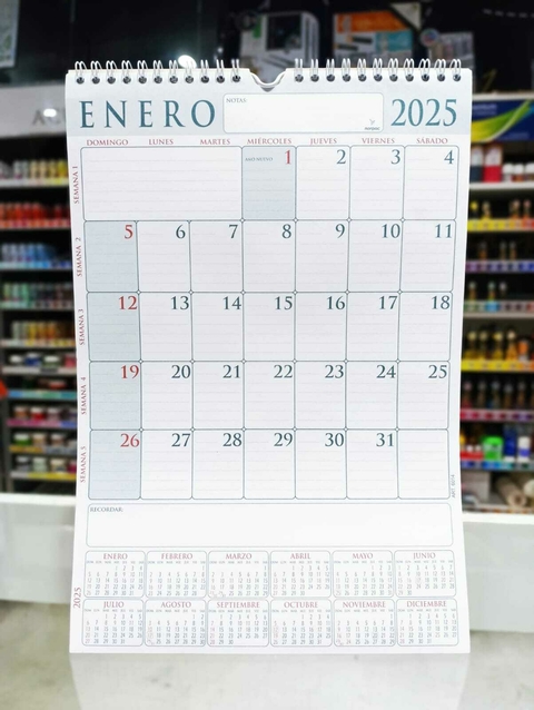Organizador Anual CLÁSICO vertical - Norpac