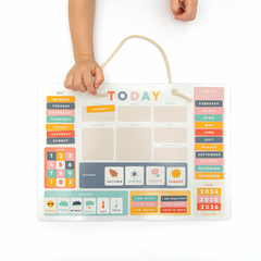 Calendario didáctico Bilingüe español-inglés