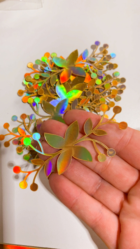 Base p/ Arranjo Floral - Dourado 6 unid